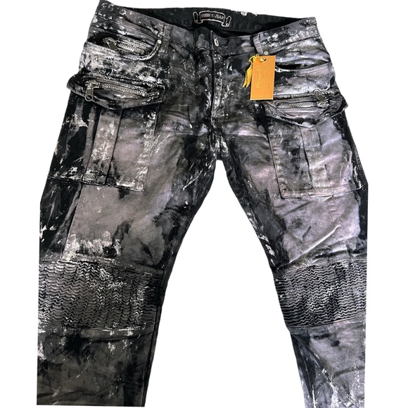 Robin's Jean Other - Robin's Jean Black and Gray Cargo Pants